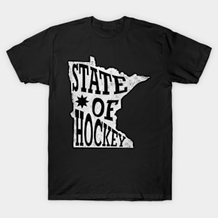 State of Hoceky Minnesota T-Shirt